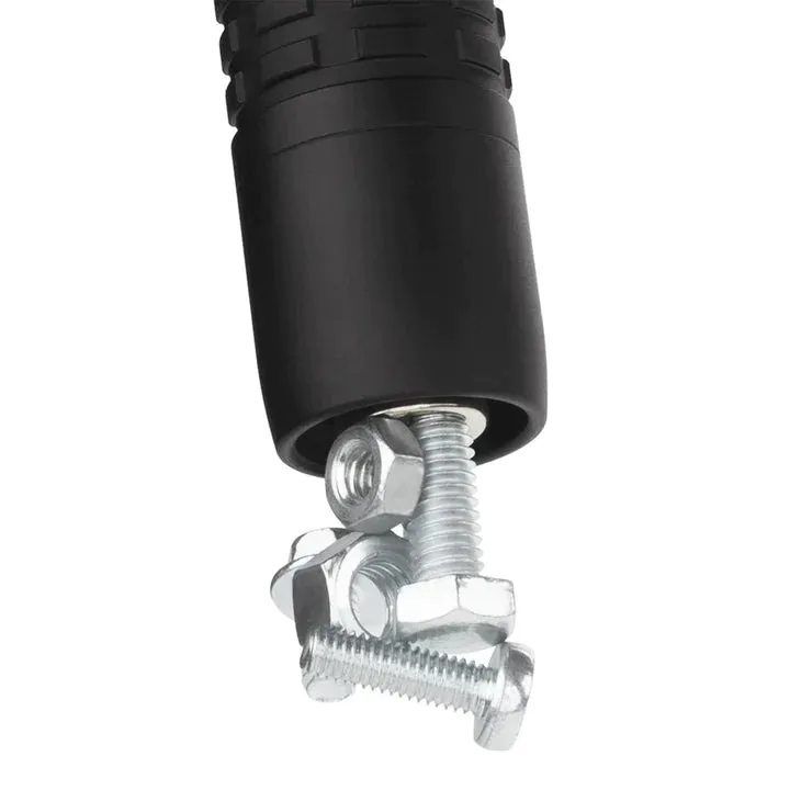 Nightstick - Metal Duty/Personal-Size Dual-Light Flashlight w/Magnet - Li-Ion - Black
