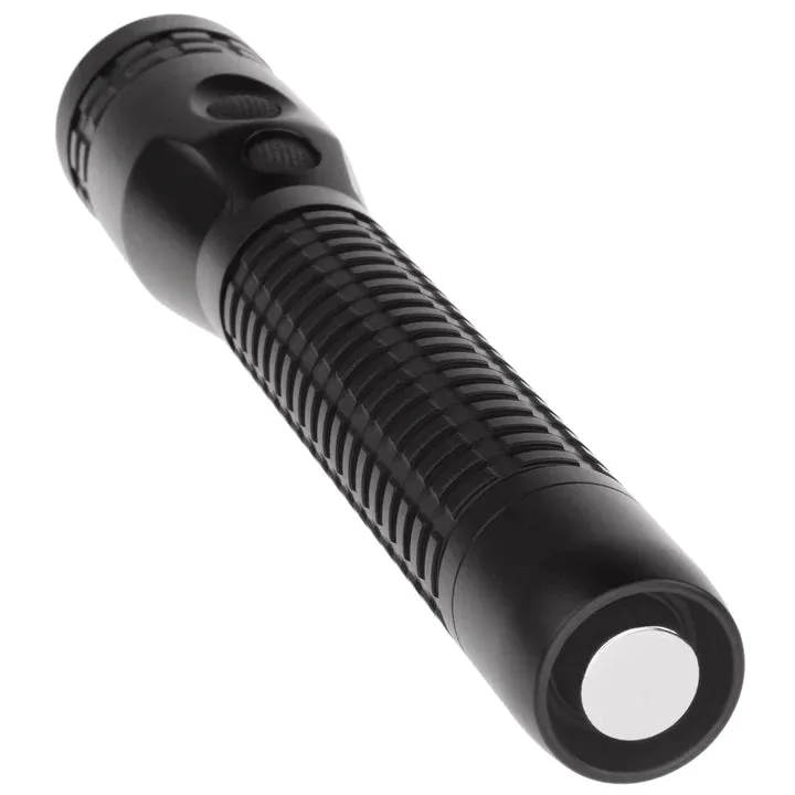 Nightstick - Metal Duty/Personal-Size Dual-Light Flashlight w/Magnet - Li-Ion - Black