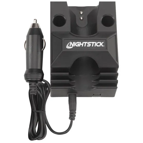 Nightstick - Metal Duty/Personal-Size Dual-Light Flashlight w/Magnet - Li-Ion - Red