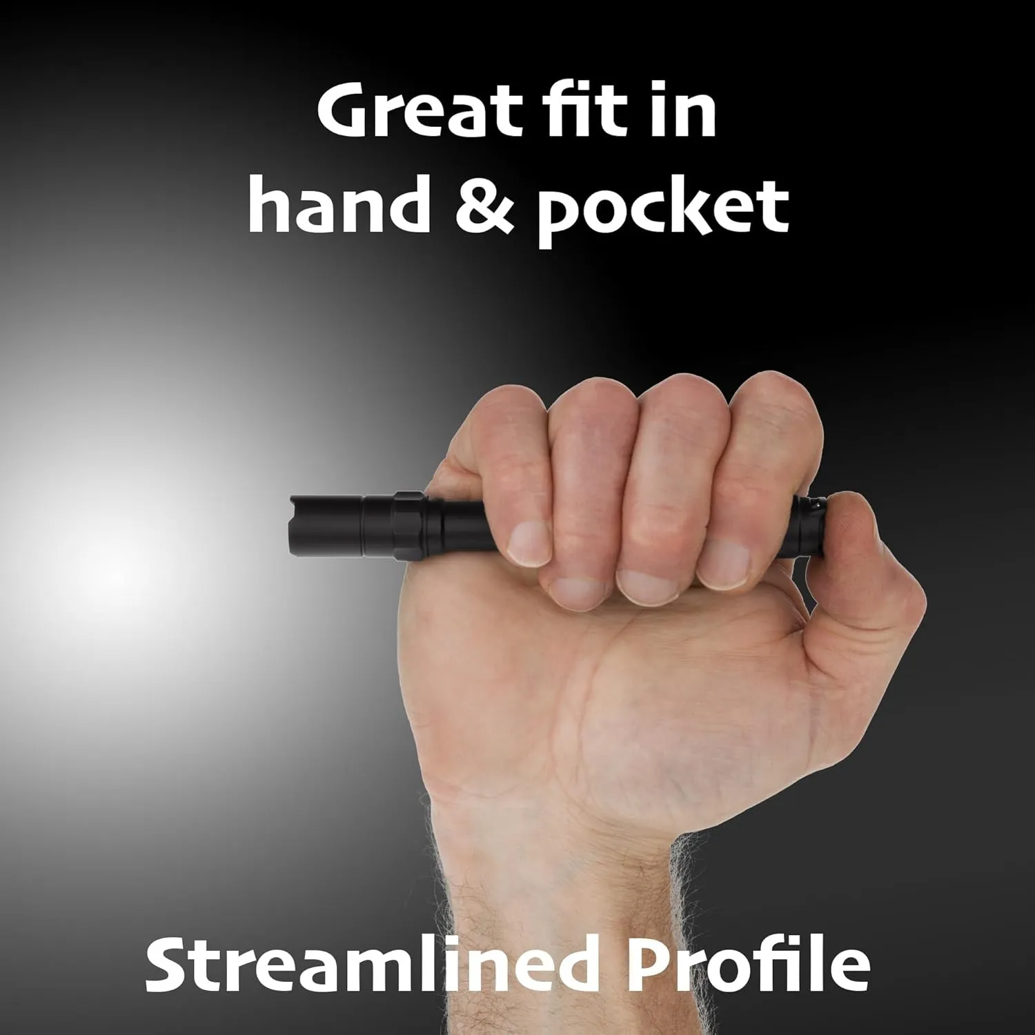 Nightstick MT-200 Mini-TAC PRO Metal Multi-Function LED Flashlight-2 AAA, 5.5-Inch, Black