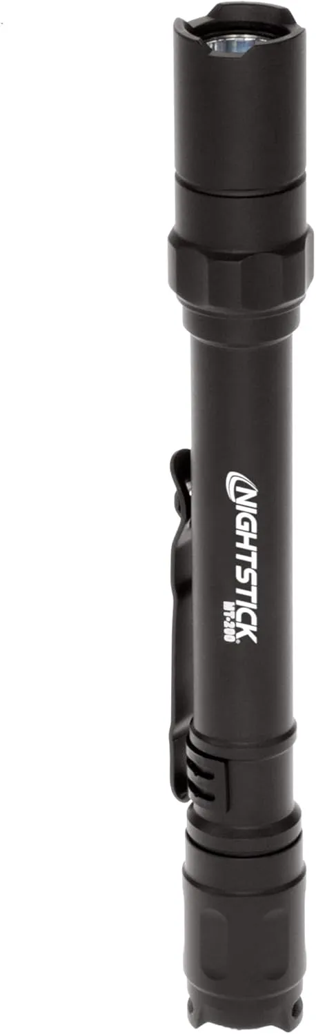 Nightstick MT-200 Mini-TAC PRO Metal Multi-Function LED Flashlight-2 AAA, 5.5-Inch, Black