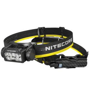 Nitecore HC60 UHE 1600 Lumen Rechargeable Headlamp with Carbon Battery 6K Extended Runtime Kit