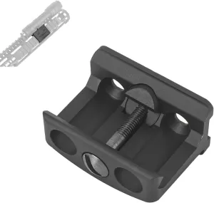 NOBUHIRO 45 Degree Offset Tactical Light Mount, Aluminum Alloy Offset Light Mount for M300 M600 Series Tactical Flashlight, Fit for 20mm Picatinny Rail