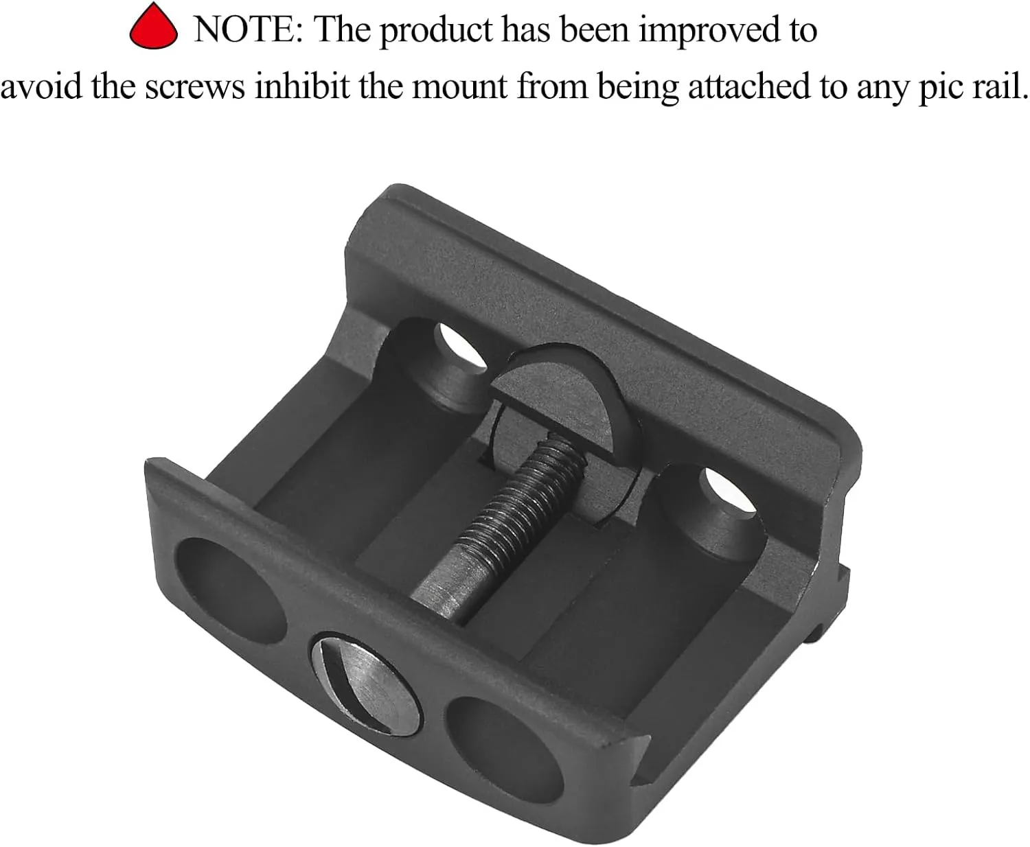 NOBUHIRO 45 Degree Offset Tactical Light Mount, Aluminum Alloy Offset Light Mount for M300 M600 Series Tactical Flashlight, Fit for 20mm Picatinny Rail