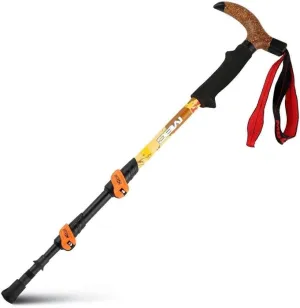 Nordic Walking Trekking Poles – Adjustable Telescopic Antishock Hiking Poles for Men & Women, Ultralight, Perfect