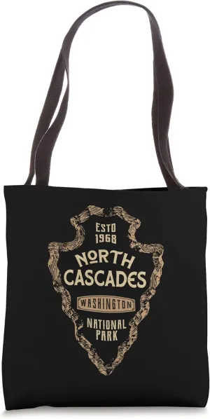 North Cascades National Park, Vintage Look Tote Bag