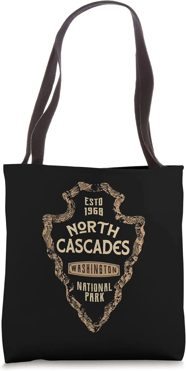 North Cascades National Park, Vintage Look Tote Bag
