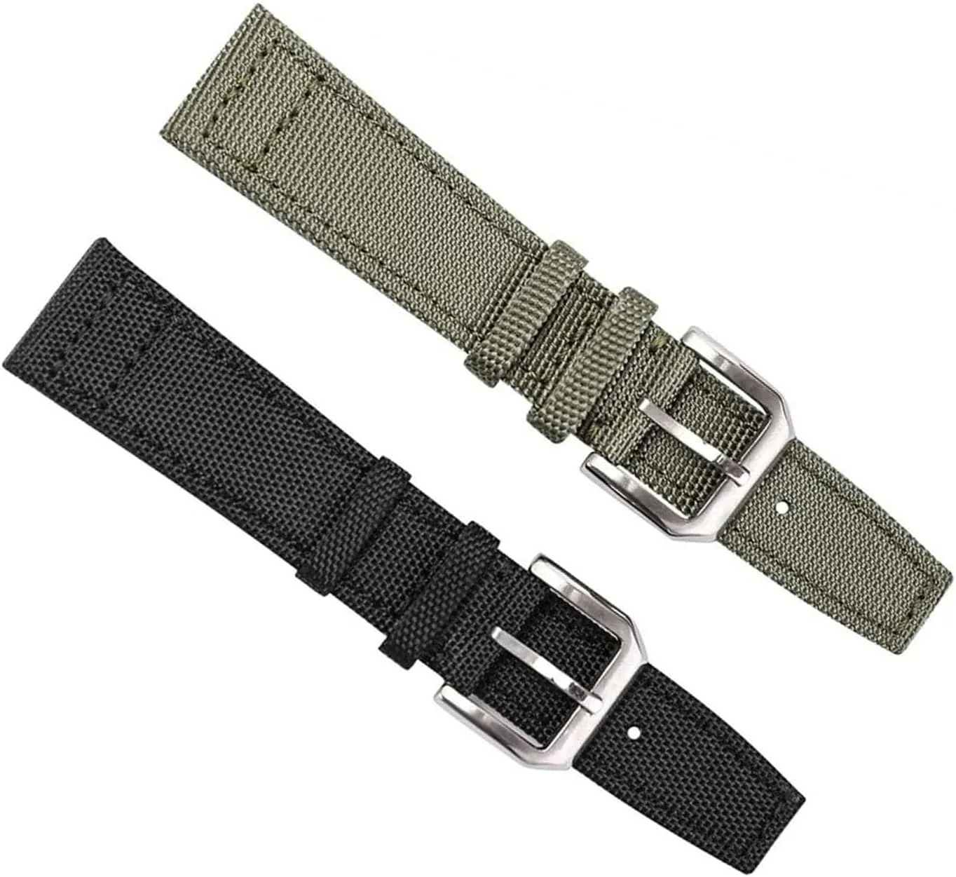 Nylon Watch Strap For IWC For PILOT Canvas Watchbands Watch Band Belt With Pin Buckle Replacement
