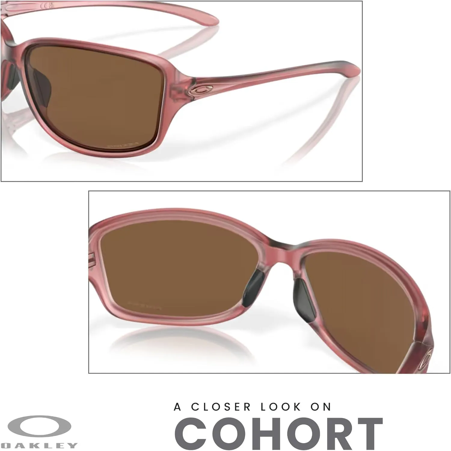 Oakley Cohort OO9301 Rectangle Sunglasses for Women   BUNDLE Accessory Leash   Designer iWear Kit
