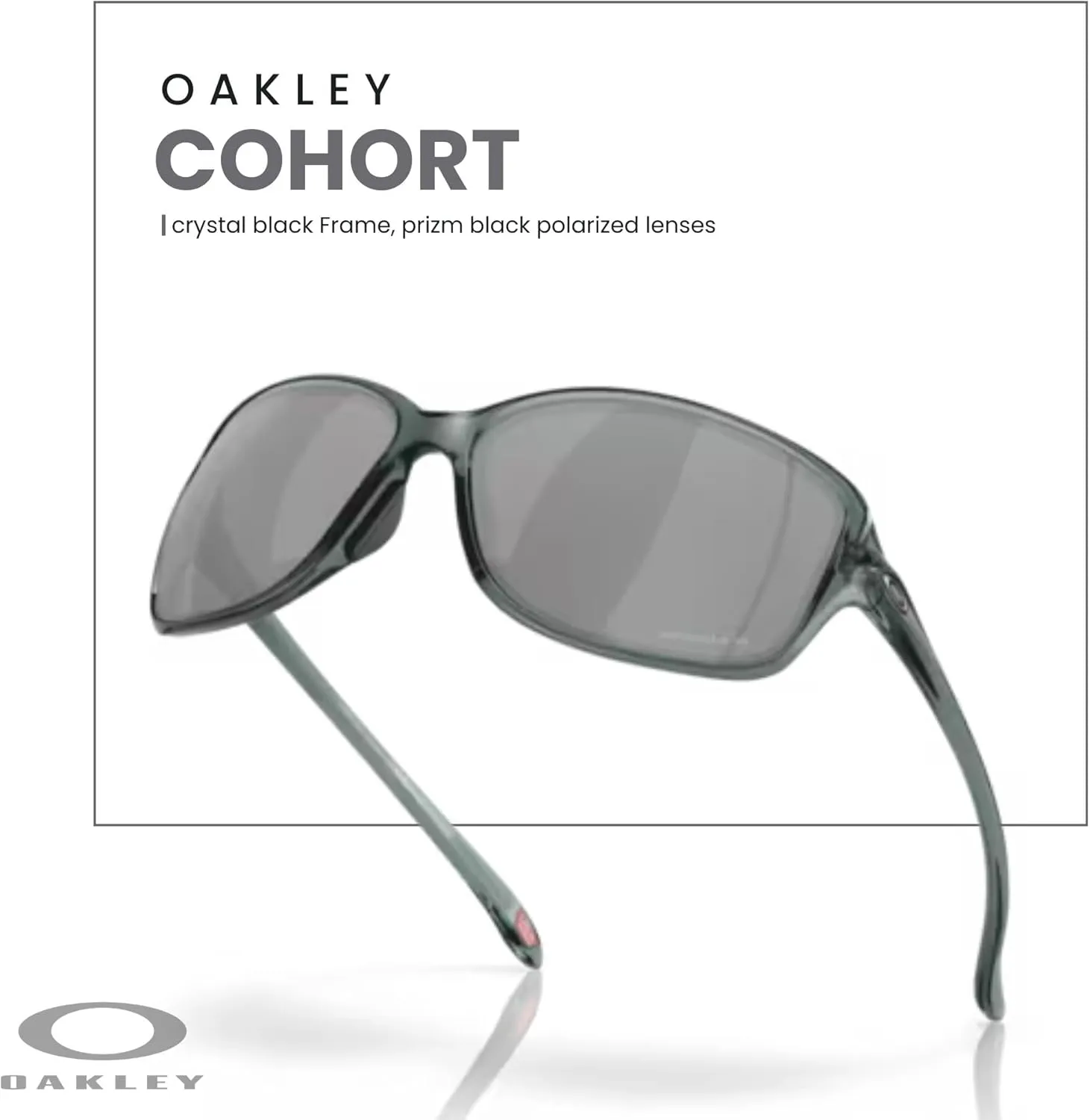 Oakley Cohort OO9301 Rectangle Sunglasses for Women   BUNDLE Accessory Leash   Designer iWear Kit