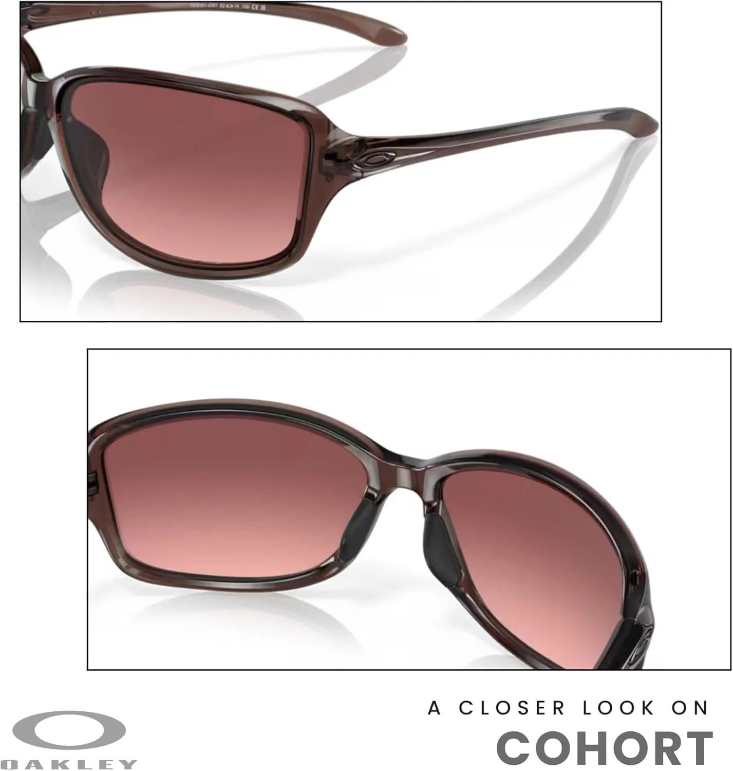 Oakley Cohort OO9301 Rectangle Sunglasses for Women   BUNDLE Accessory Leash   Designer iWear Kit
