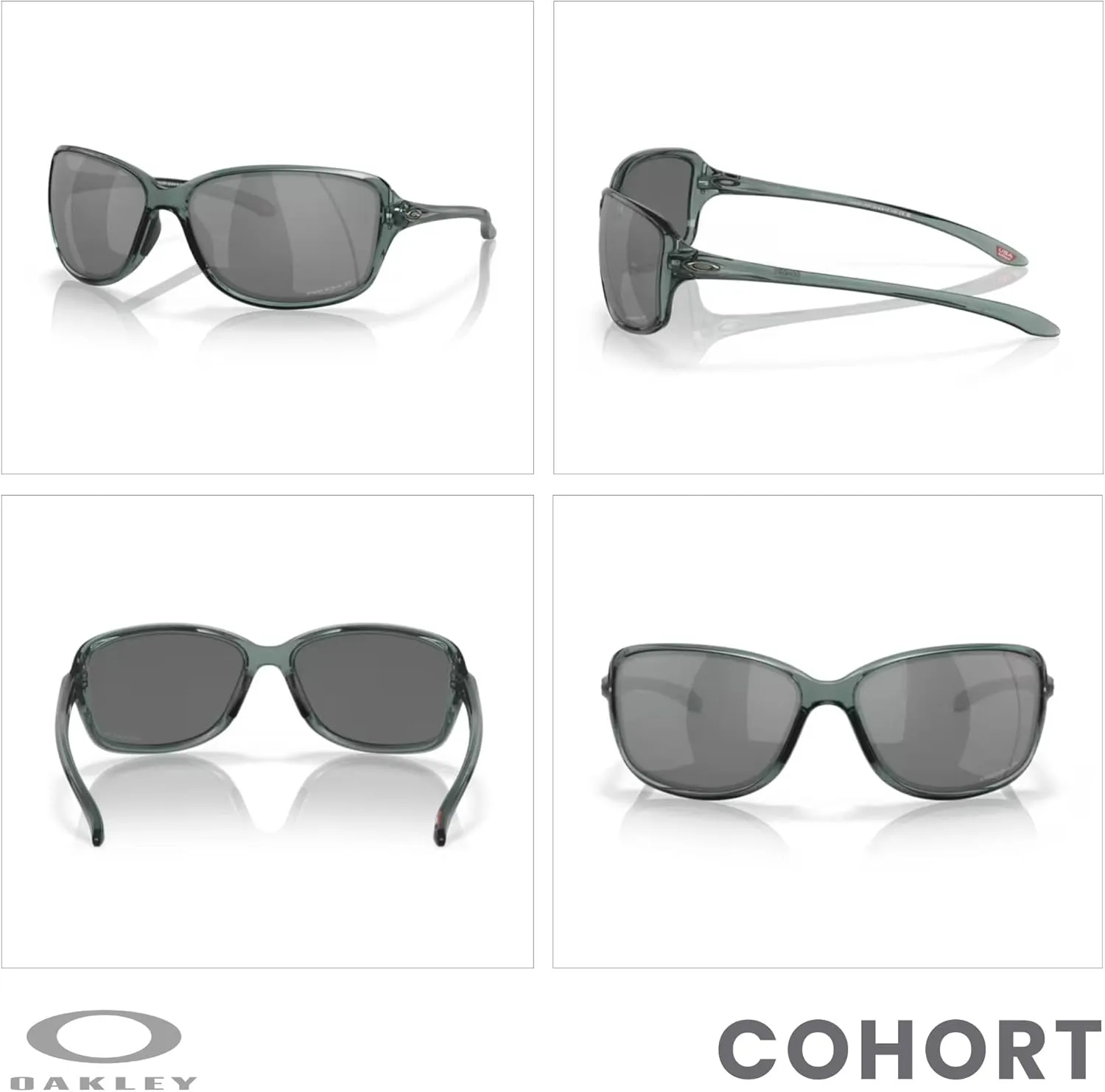 Oakley Cohort OO9301 Rectangle Sunglasses for Women   BUNDLE Accessory Leash   Designer iWear Kit