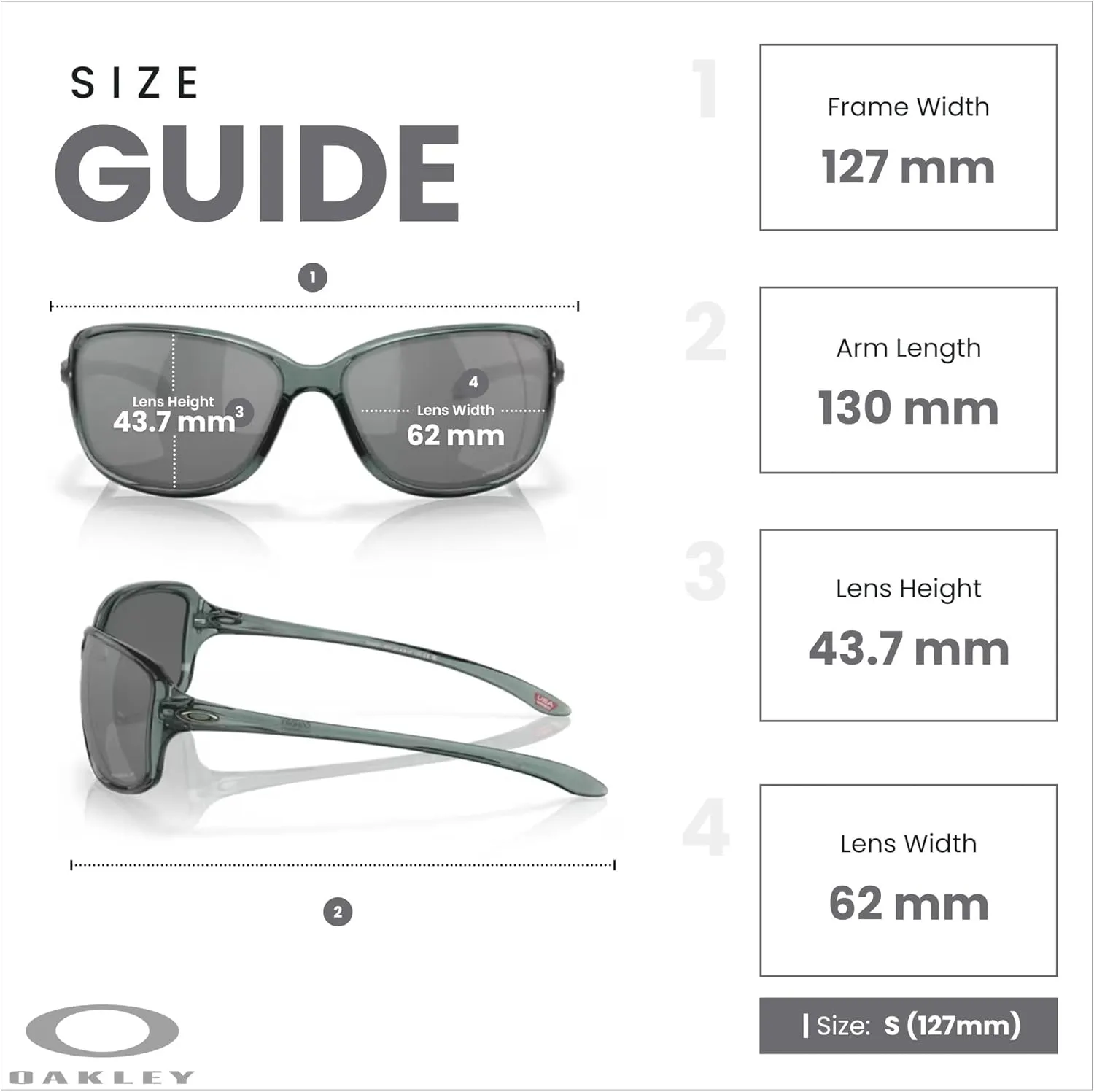 Oakley Cohort OO9301 Rectangle Sunglasses for Women   BUNDLE Accessory Leash   Designer iWear Kit