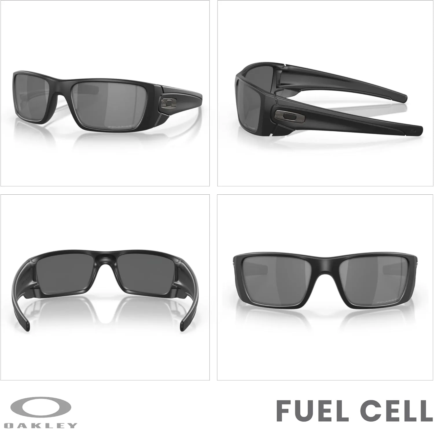 Oakley Fuel Cell OO9096 Rectangular Sunglasses For Men   BUNDLE Leash   BUNDLE with Designer iWear Eyewear Kit