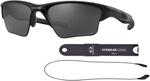 Oakley Half Jacket 2.0 XL OO9154 Rectangular Sunglasses For Men   BUNDLE Leash   Designer iWear Care Kit