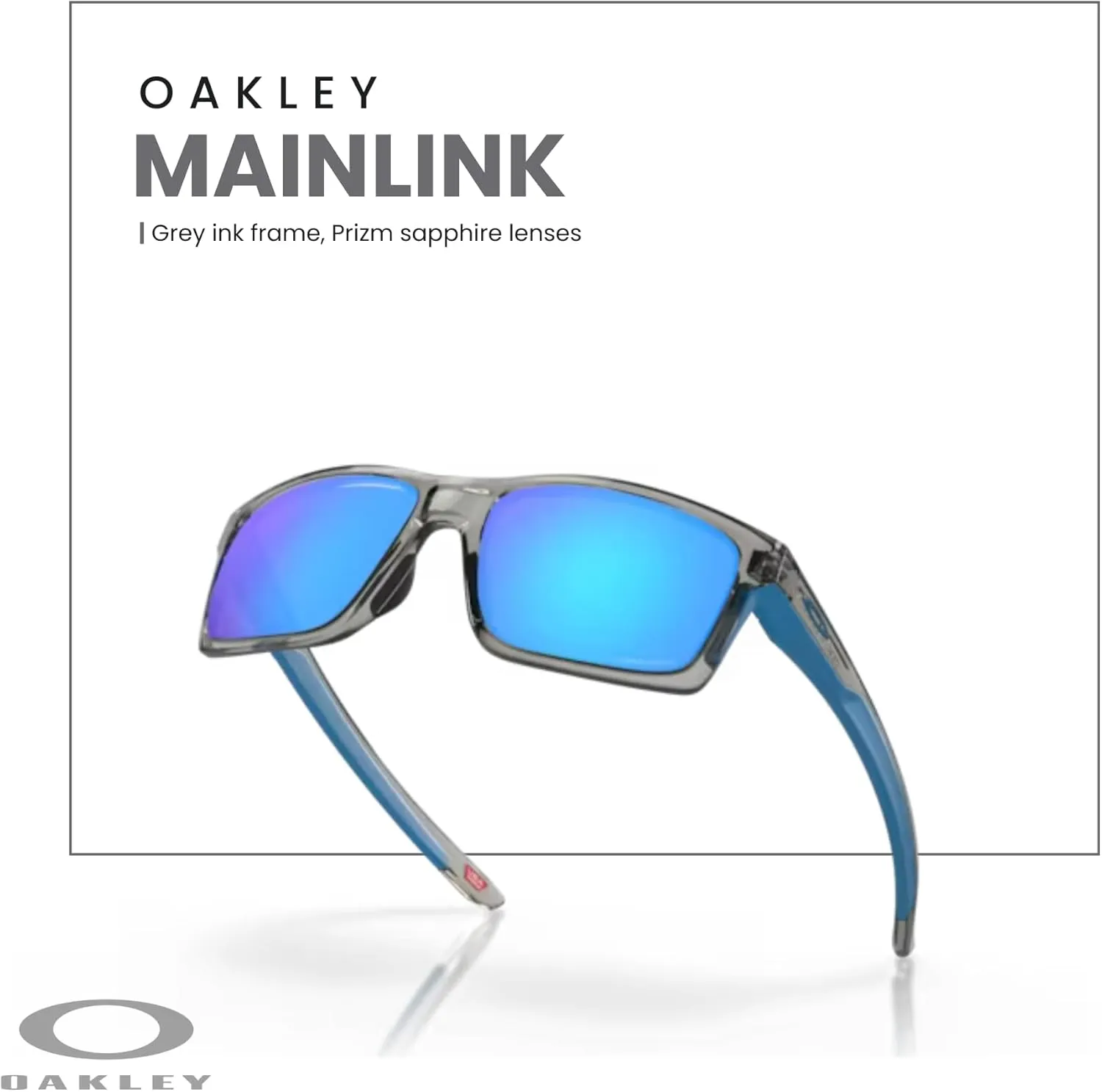 Oakley Mainlink OO9264 Rectangle Sunglasses for Men   BUNDLE Accessory Leash   Designer iWear Kit