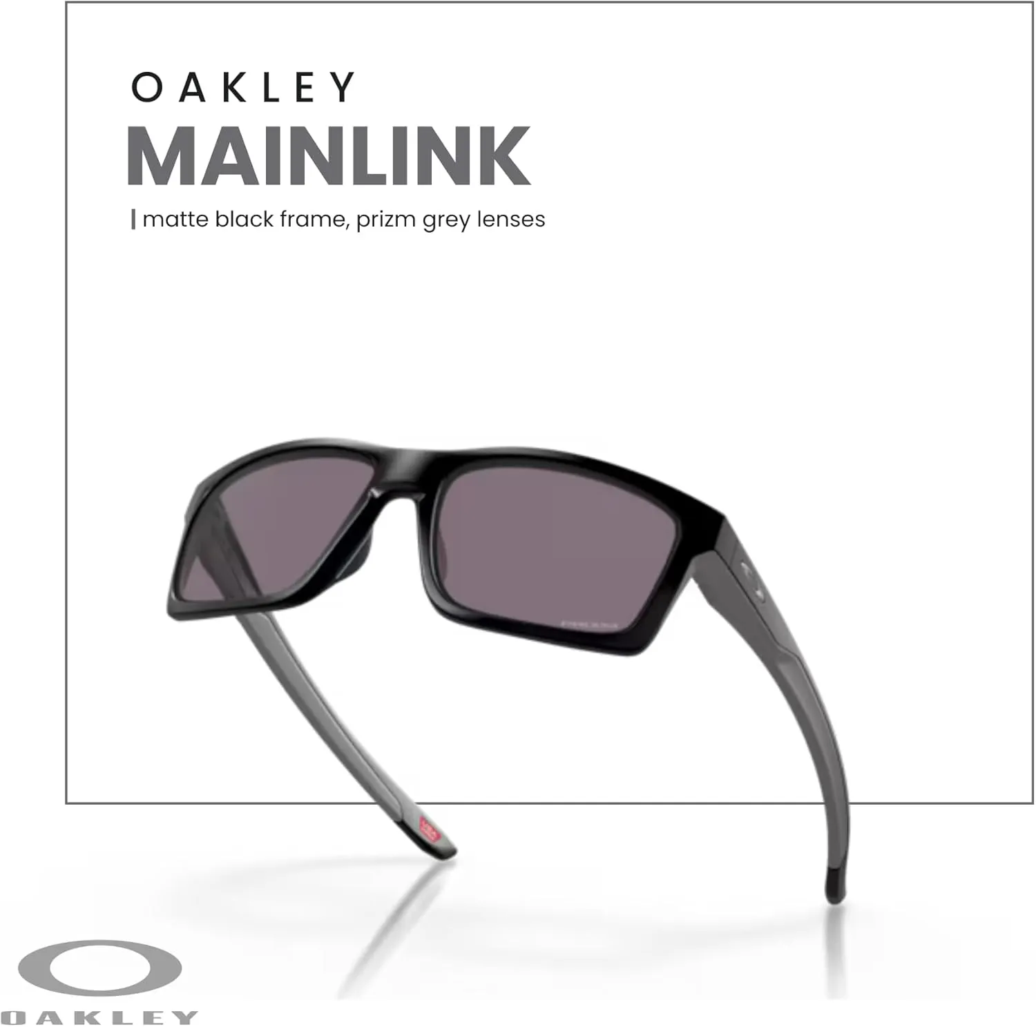 Oakley Mainlink OO9264 Rectangle Sunglasses for Men   BUNDLE Accessory Leash   Designer iWear Kit