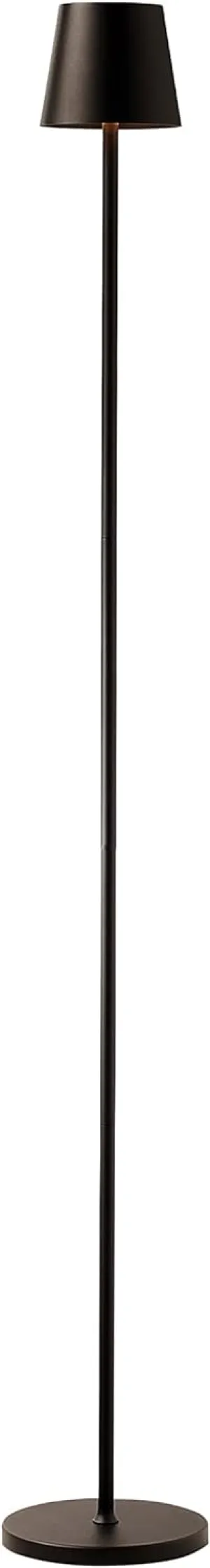 O’Bright Sandy- Cordless LED Floor Lamp for Outdoor/Indoor, Rechargeable, Water Resistant, Dimmable, Carry Light, Adjustable Height Stand Lamp for Patio, Living Room, Bedside, Table Night Lamp, Black