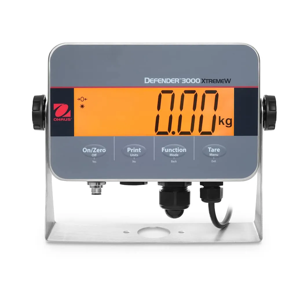 OHAUS Defender™ i-DT33XW Washdown LCD Indicator, 30678638