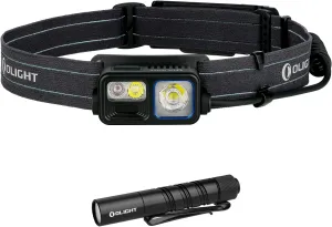 OLIGHT Array 2S Headlamp, 1000 Lumens with Hand Wave Control, 4 Modes Bright LED Headlight Bundle I3T 2 EOS Pocket EDC Flashlight