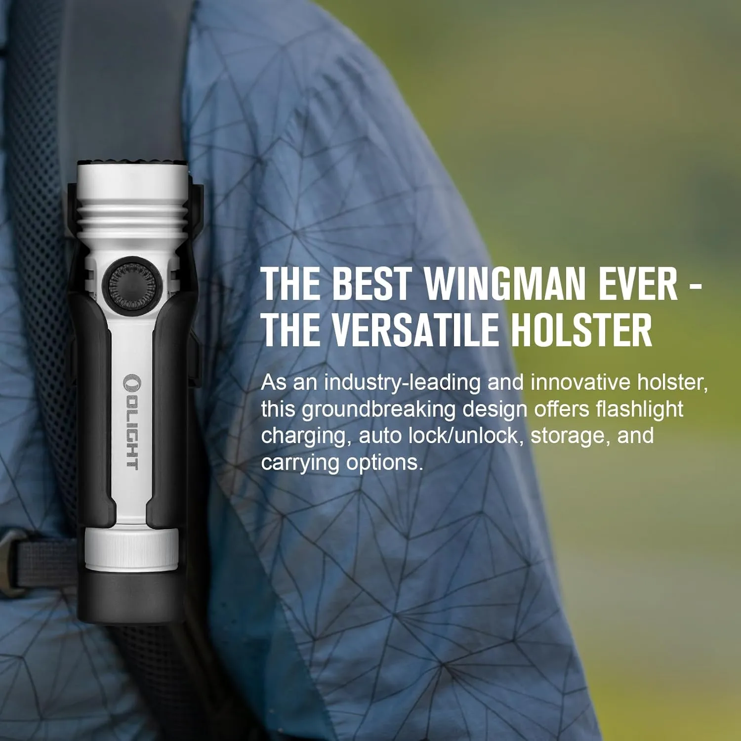 OLIGHT Seeker 4 Pro Rechargeable Flashlights, 4600 Lumens High Powerful Bright Light with USB C Holster, Waterproof IPX8 for Emergencies, Camping, Searching(White)