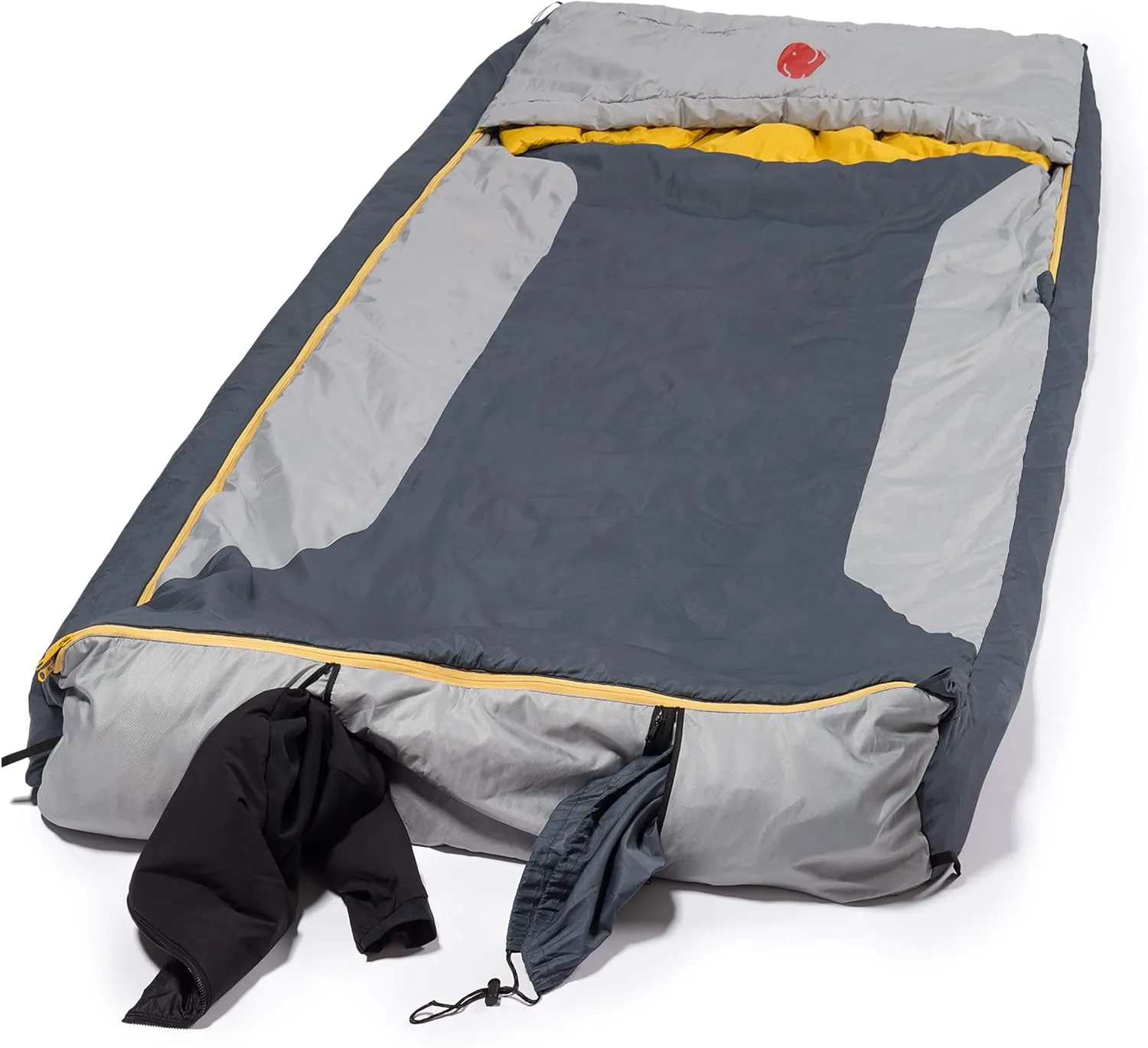 OmniCore Designs Multi Down Hooded Rectangular Sleeping Bag (-10F to 30F) with 4pt. Compression Stuff Sack