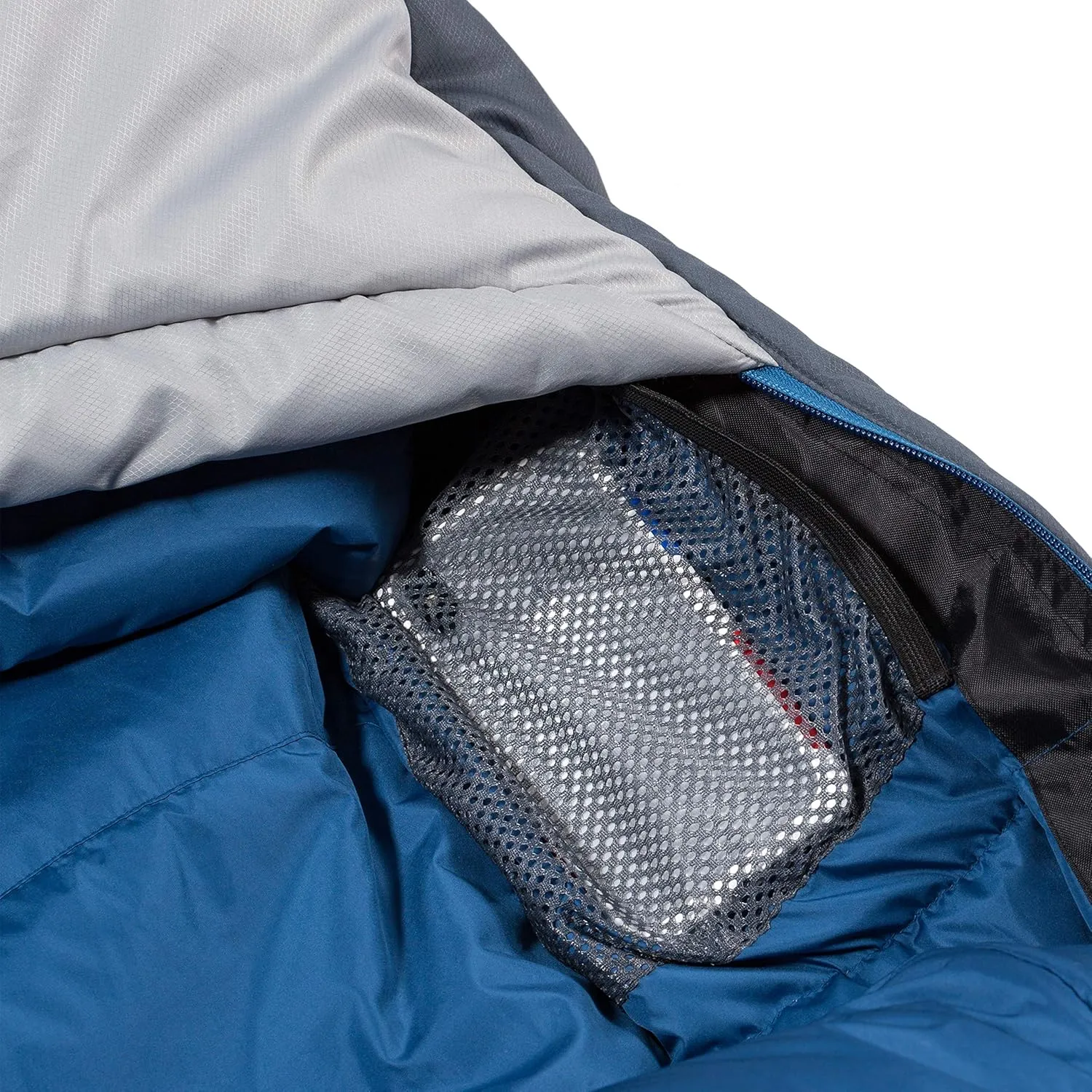 OmniCore Designs Multi Down Hooded Rectangular Sleeping Bag (-10F to 30F) with 4pt. Compression Stuff Sack