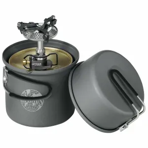 OPTIMUS CRUX LITE TACTICAL Cook System Gas Stove Camping Hiking Woods Burner Pan