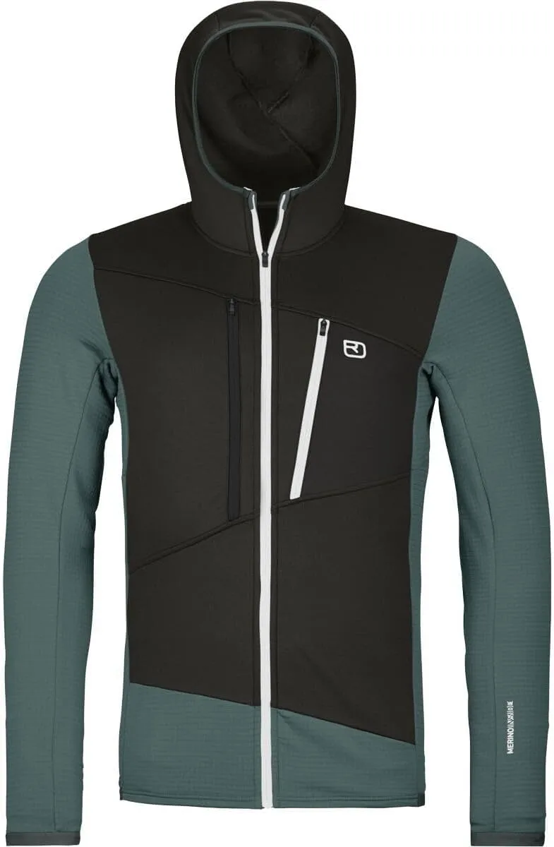 Ortovox, Fleece Grid Hooded Jacket - Men's