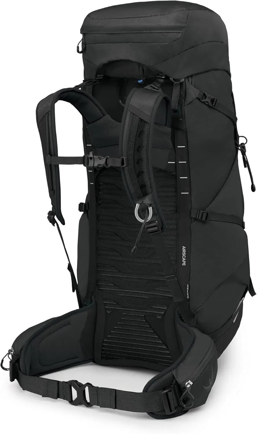 Osprey Talon 44L Men's Lightweight Hiking Backpack with Hipbelt, Black/Coal Grey, L/XL