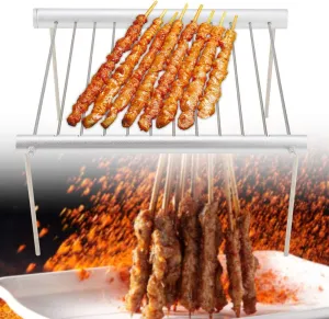 Outdoor Backpackers Portable Compact Camping Grill - Stainless Steel Folding BBQ Tool