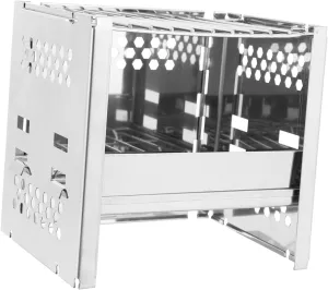Outdoor BBQ Supply Grill Set Mini Barbecue Rack Stainless Steel Resistant for Longevity