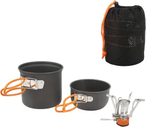 Outdoor Camping Cooking Set Portable Camping Stove Pot Camping Mess Kit Foldable for Backpacking Outdoor Hiking & Picnic