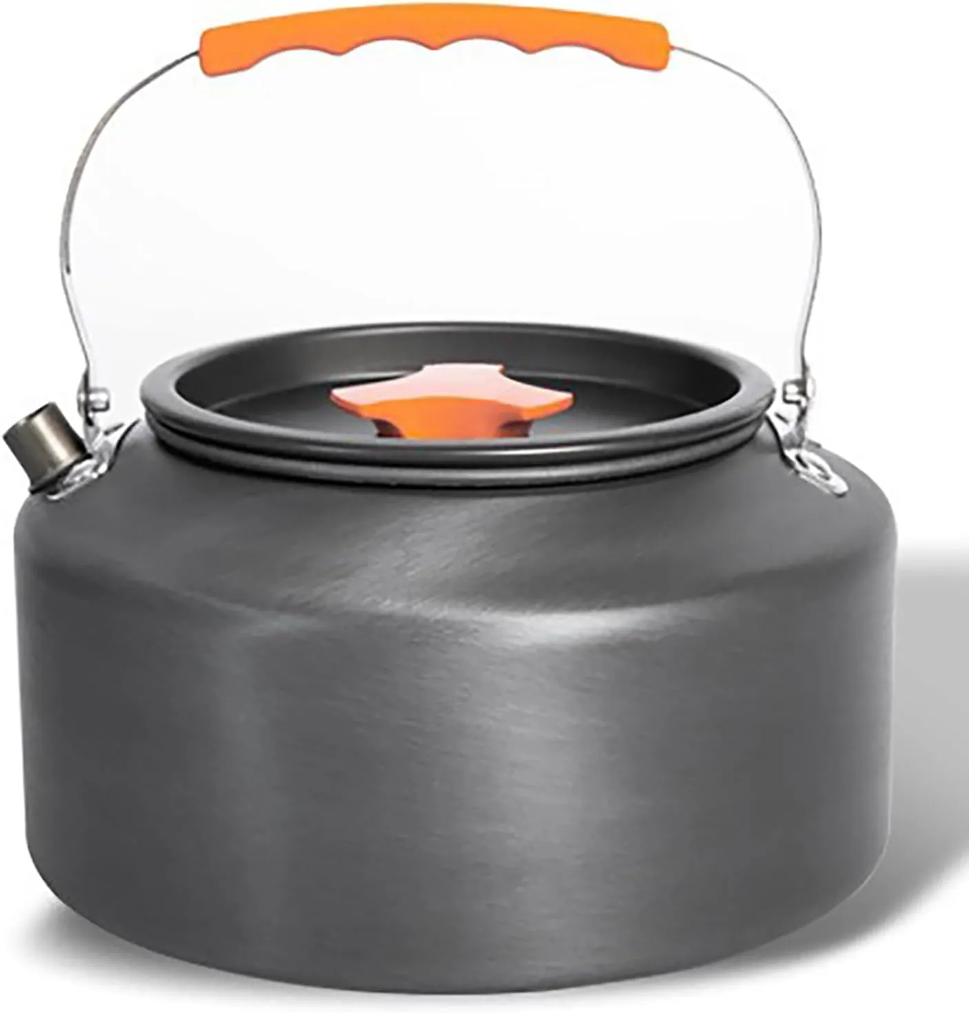 Outdoor camping kettle, camping coffee pot, portable kettle with large capacity, suitable for outdoor camping and picnicking,2L