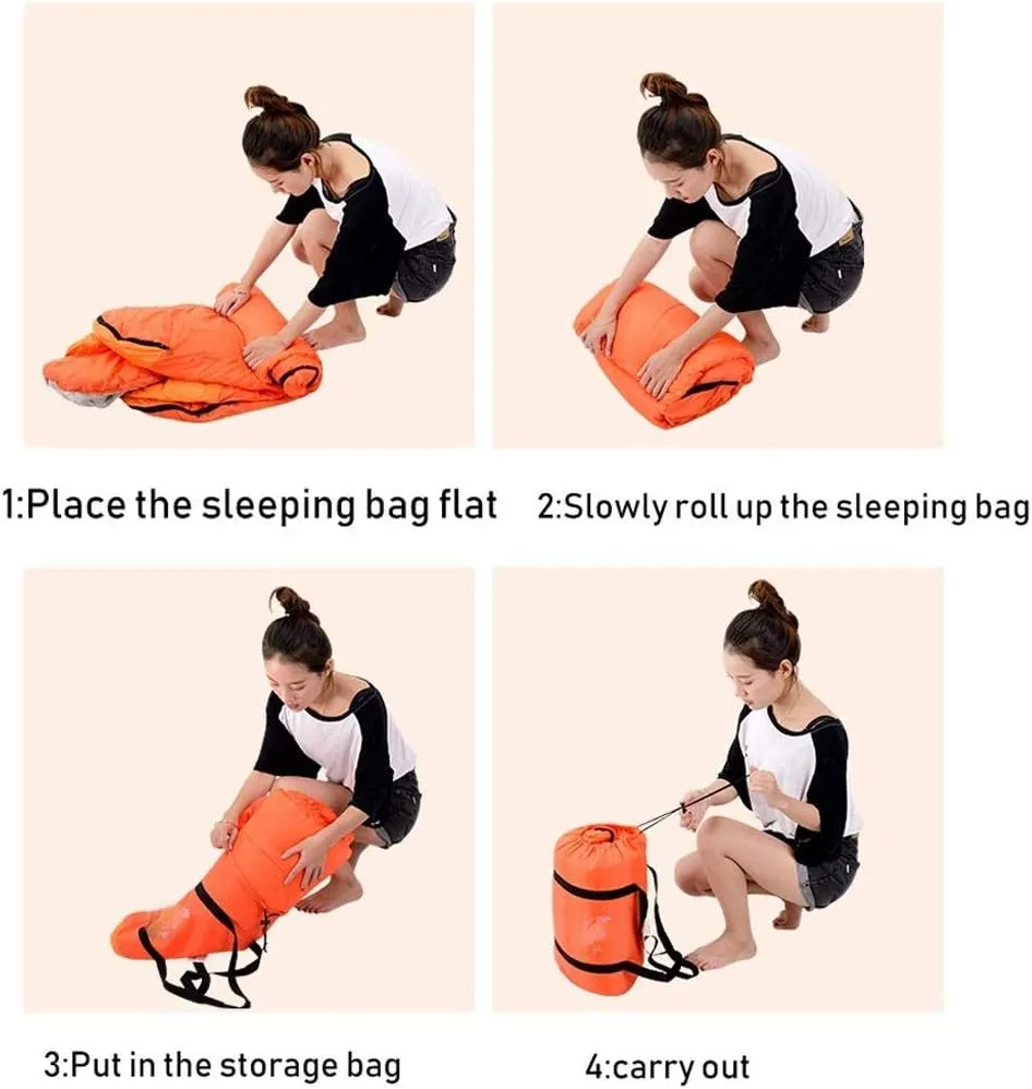 Outdoor Camping Sleeping Bag for Adult - Envelop Sleeping Bags,Best for Backpacking Hiking