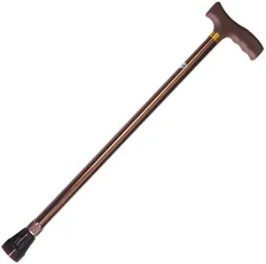 Outdoor Cane Aluminum Alloy Cane Telescopic Cane Straight Handle Ultra Light Old Man Walking Stick,for Women Men Seniors Trail Hike