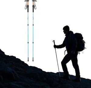 Outdoor Carbon Fiber Hiking Poles, 3 - Section Telescopic and Foldable, Ideal for Trekking and Mountaineering