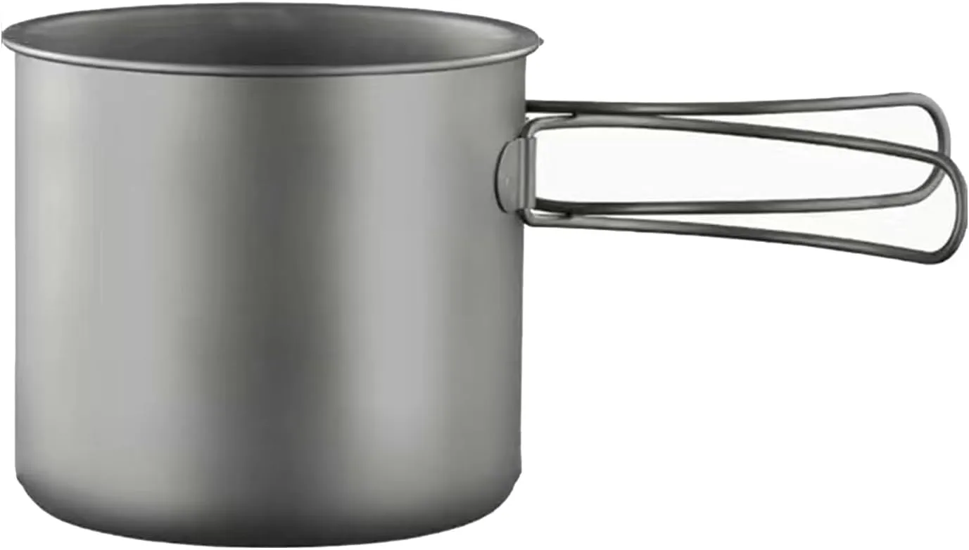 Outdoor Cooking Pots Frypan Metal Camping Cookware Portable Camping Pots for Camping Hiking Picnics Enduring