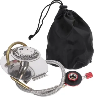 Outdoor Cooking Stove Propane Gas Cooker Camping Bbq Grill Portable Cooking Tool Regul