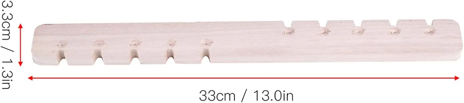 Outdoor Emergency Fire Tool, Smooth Wooden Drilling Accessory for Camping, Curiosity Development Kit
