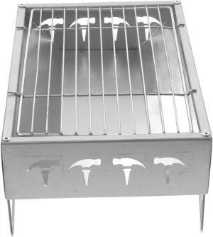 Outdoor Folding Barbecue Grill Camping Stove Portable Stainless Steel Bbq Rack for Adventures