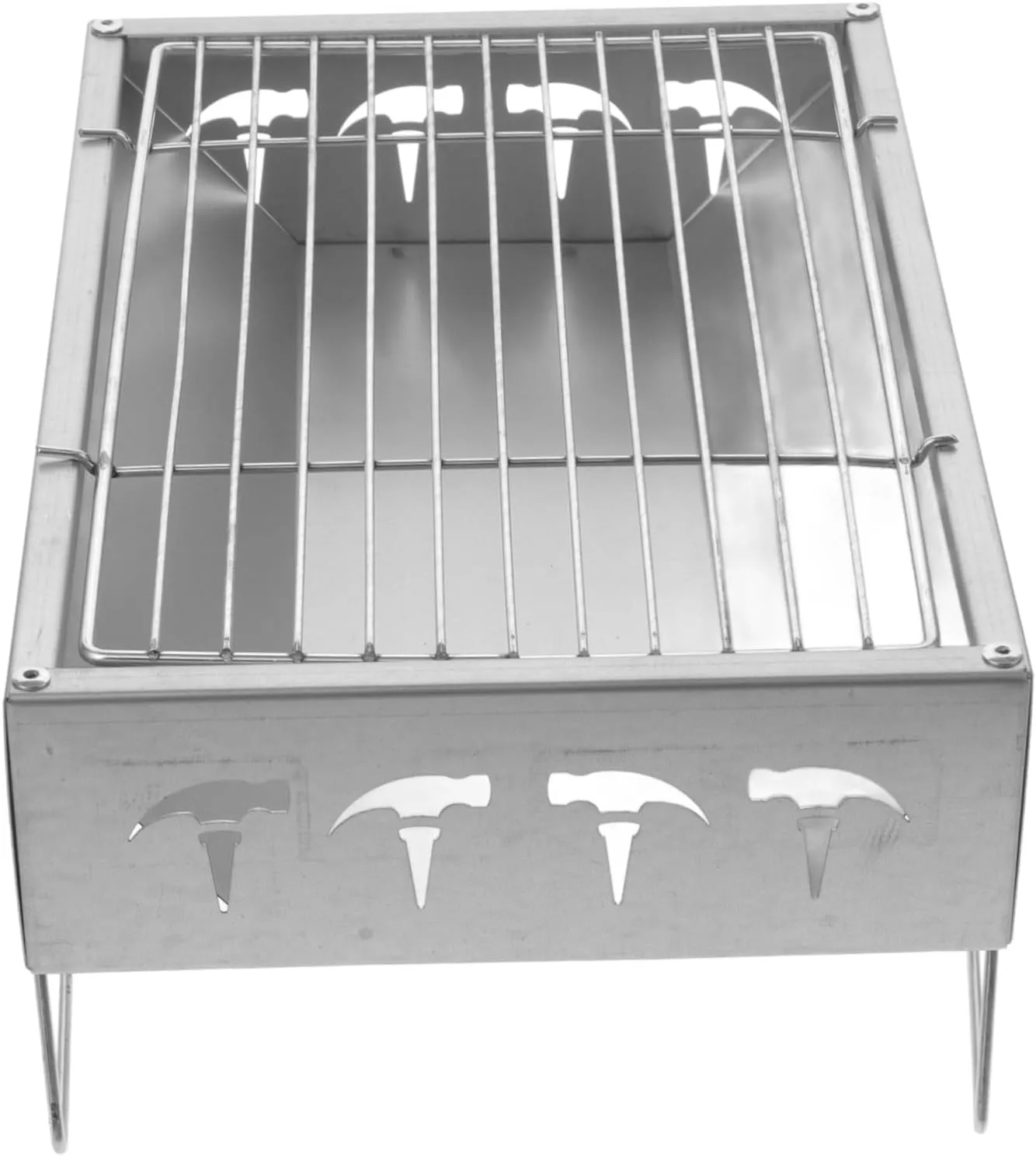 Outdoor Folding Barbecue Grill Camping Stove Portable Stainless Steel Bbq Rack for Adventures