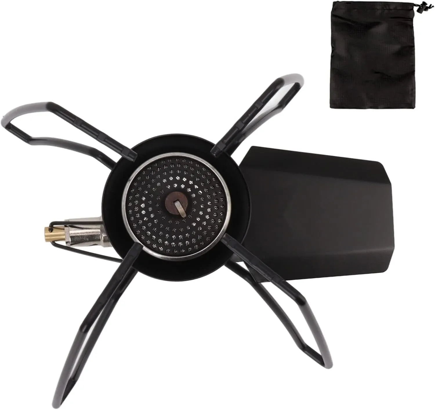 Outdoor Folding Gas Stove Mini Portable Strong Firepower Easy Control BBQ Camping Gas Stove with Firepower.