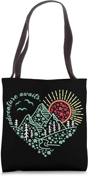 Outdoor Nature Adventure Buddies And So The Adventure Begins Tote Bag