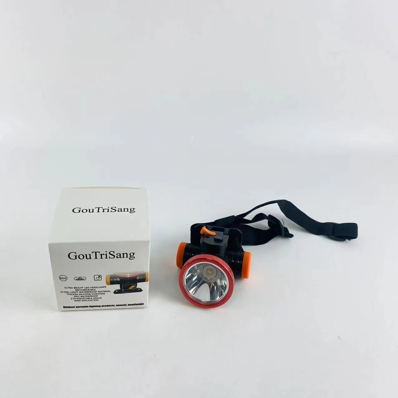 Outdoor portable lighting products, namely, headlamps, Headlamp Rechargeable 100000 Lumen, 4 Lighting Modes Bright Headlamp Headlight