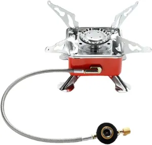 Outdoor portable stove - Camping Gas Stove Mini Big Power Heater Gas Stove Cookware Portable Picnic Cookware Barbecue BBQ
