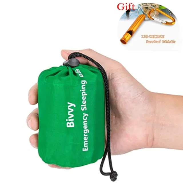 Outdoor Sleeping Survival Thermal Camping Limited-time deal Life Emergency Aid Mylar Bivy Keep Bag Emergency Waterproof  Warm Gear Satisfied clients First Blanke