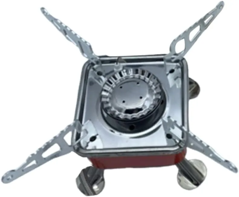 Outdoor Stove Burner Gas Windproof BBQ Stove Wind Blocker for Hiking and Camping