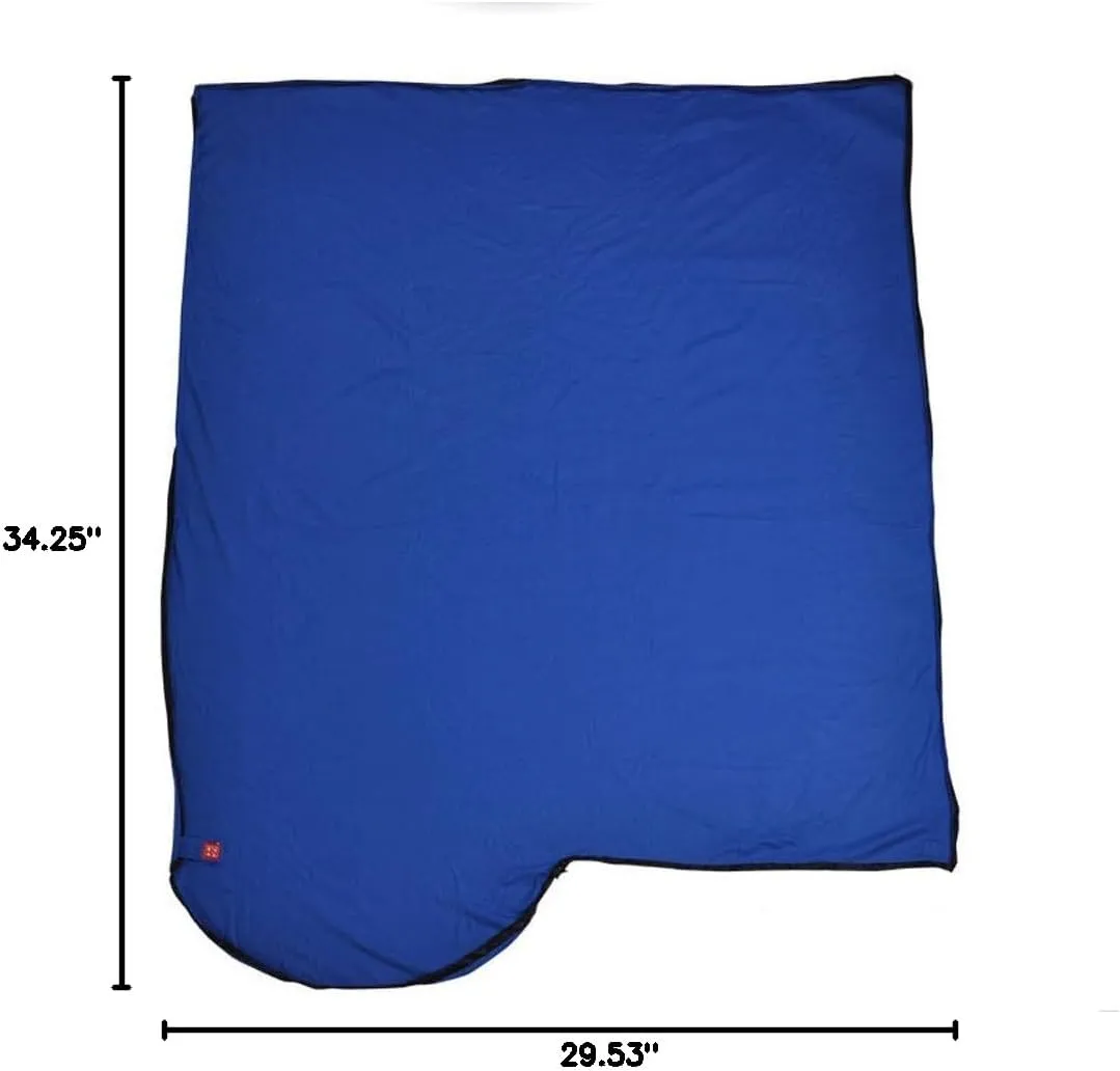 Outdoor Travel Camping Sleeping Fleece Ultralight Bag Sack Inner Blanket