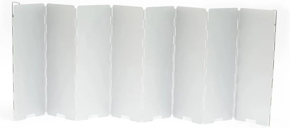 Outdoor Windscreen for Camping Stove Portable Picnic Folding Stove Wind Screen 8 Plates Cooking Accessory